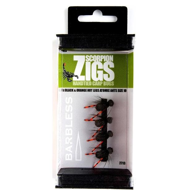 Набор мушек FM Zig Ants Hot Legs BlackOrange Atomic Barbless Selection.jpg